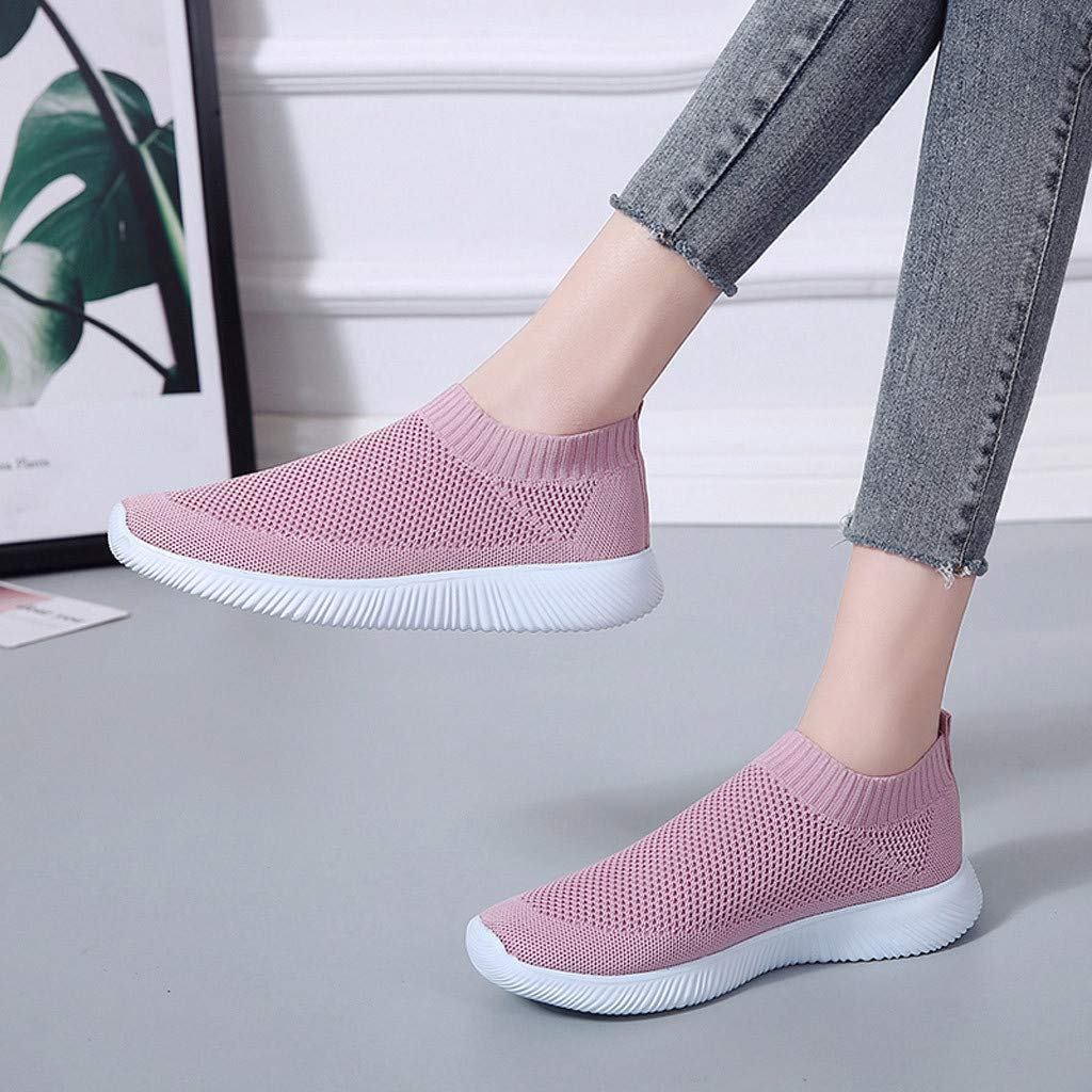 Women's Slip-On Canvas Sneakers - Non-Slip Casual Loafers & Platform Tennis Shoes for Women | Comfortable Walking Shoes for Work, Travel & Everyday Wear