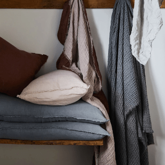 Premium Double Linen Floss Throw Blanket - Soft & Breathable Moro Style Home Decor for Living Room, Bedroom, or Outdoor Picnics