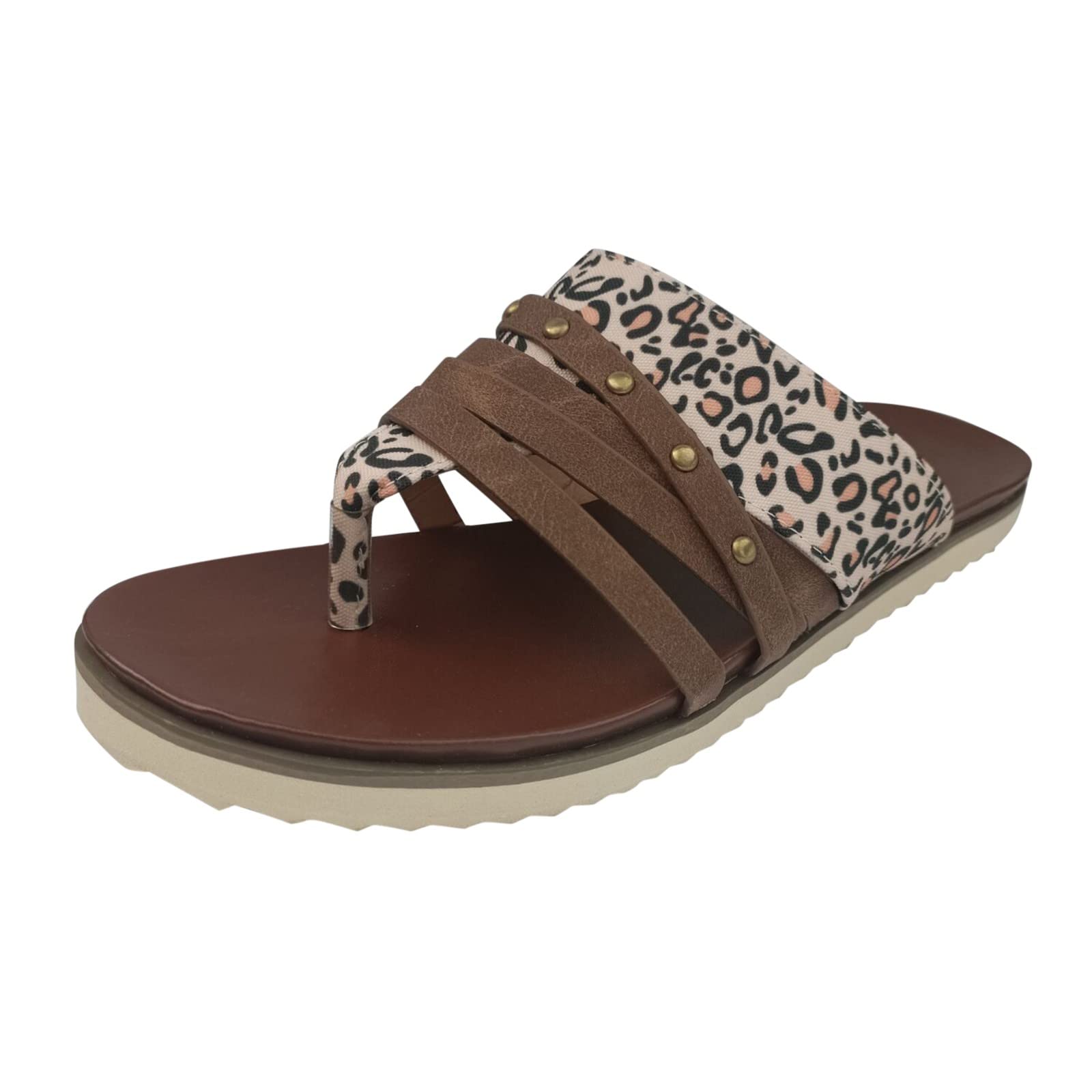 Gibobby Women's Bow Platform Sandals - Comfy Summer Beach Flip Flops for Travel