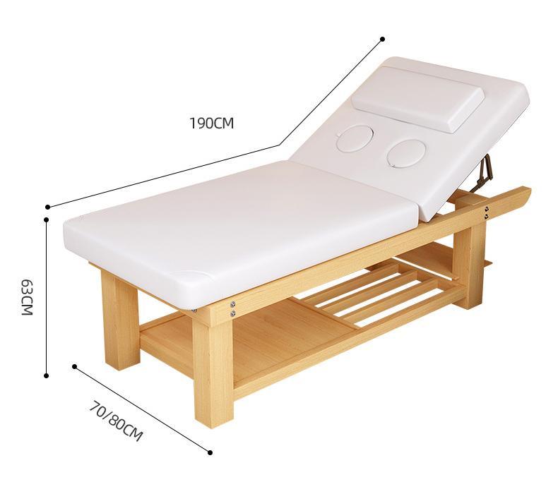 Premium Wooden Massage Table - Portable & Adjustable for Spa, Salon, and Home Use - Relaxing Full Body Massage Bed for Professionals & Personal Wellness