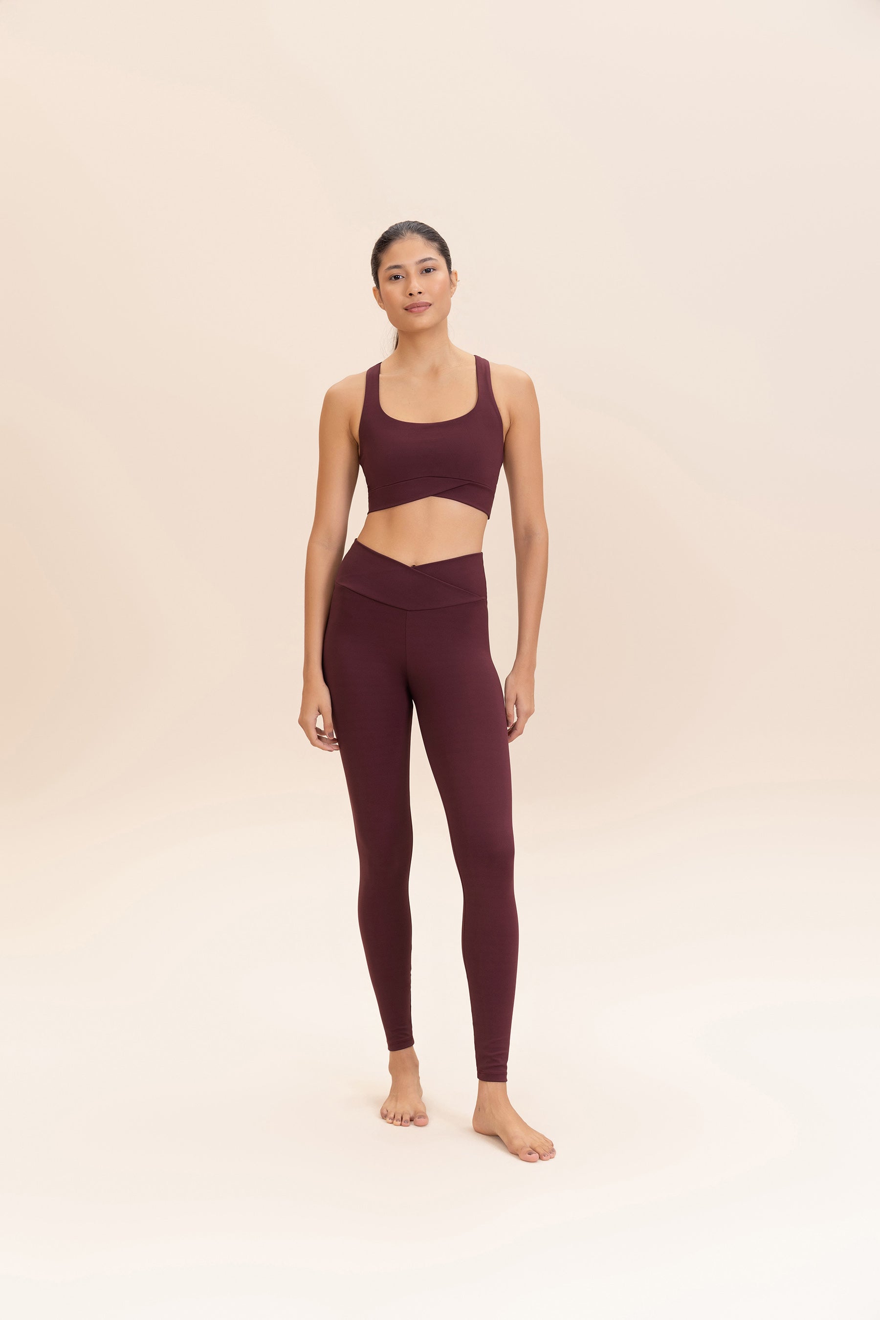 Sport ByNature High Waist Yoga Leggings for Women - Breathable Workout Pants for Running, Gym & Activewear