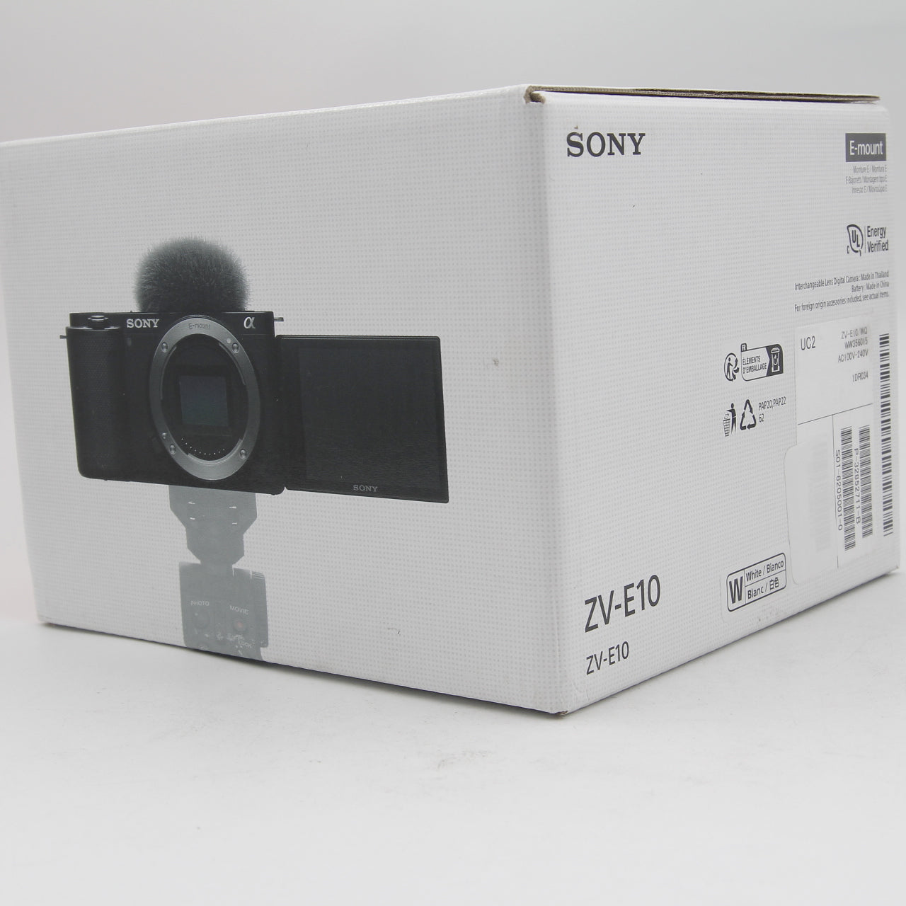 Open Box Excellent Condition Sony ZV-E10 Mirrorless Digital Camera Body Only (White) - Perfect for Vlogging, YouTube Content Creation & Travel Photography