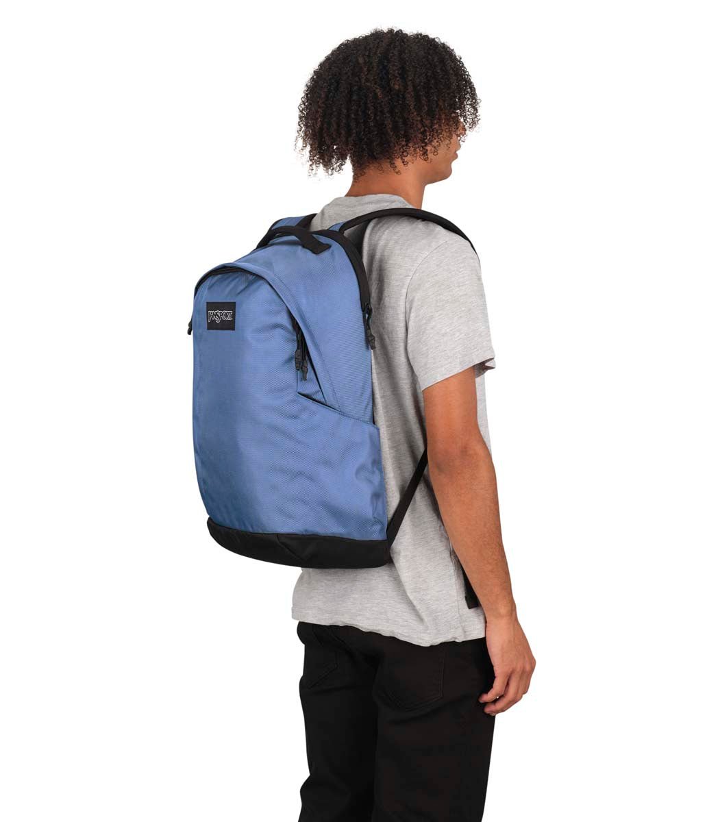 JanSport Station Pack Backpack - Lightweight Laptop Bag for School & Travel, Elemental Blue | Durable College Backpack with Padded Sleeve for 15
