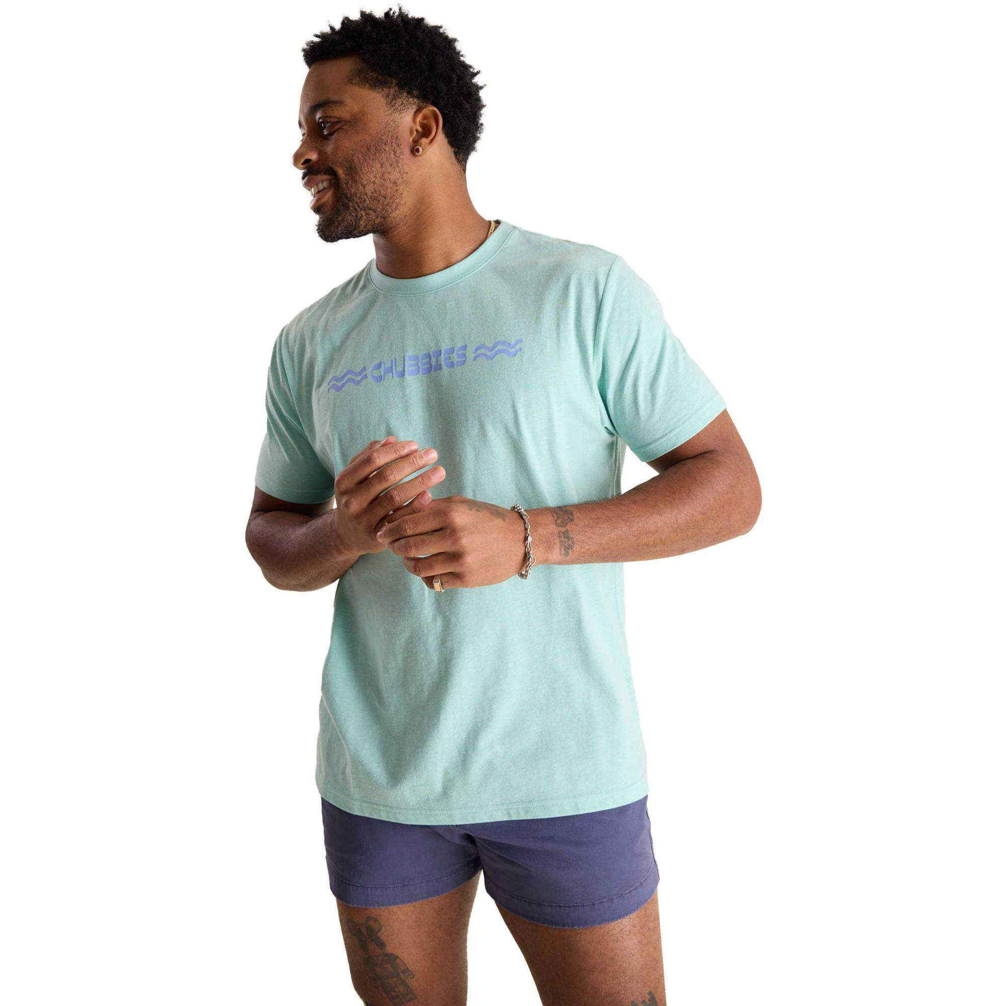 Chubbies The Sip, Sip, Hooray T-Shirt - Open Green | Funny Drinking Graphic Tee for Men | Perfect for Parties, Bar Hopping & Casual Outings