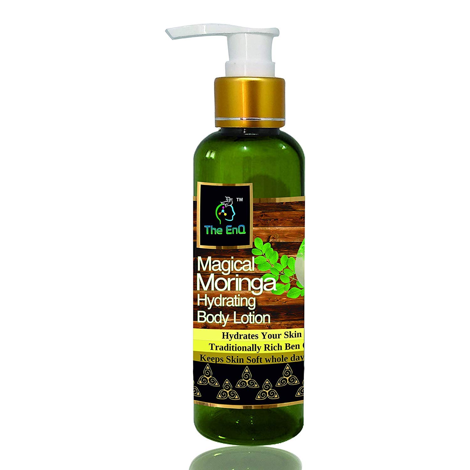Enq Magical Moringa Hydrating Body Lotion - 6.7oz Moisturizing Cream for Dry Skin with Natural Ingredients - Perfect for Daily Use & After Shower Hydration