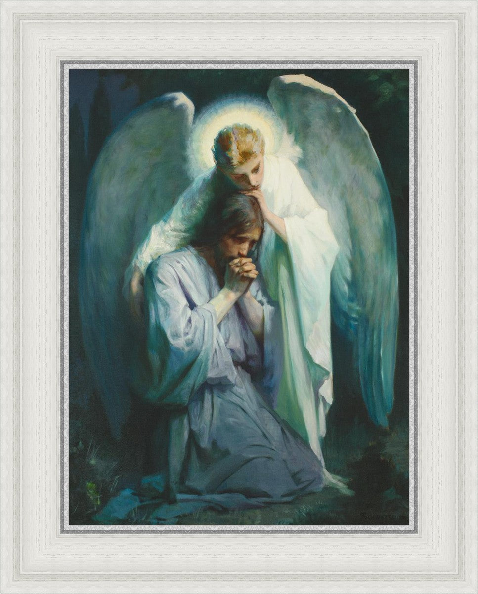 Agony in the Garden - Religious Art Print - Biblical Wall Decor for Home, Church & Office - Jesus Christ Prayer Scene - Christian Gift Idea