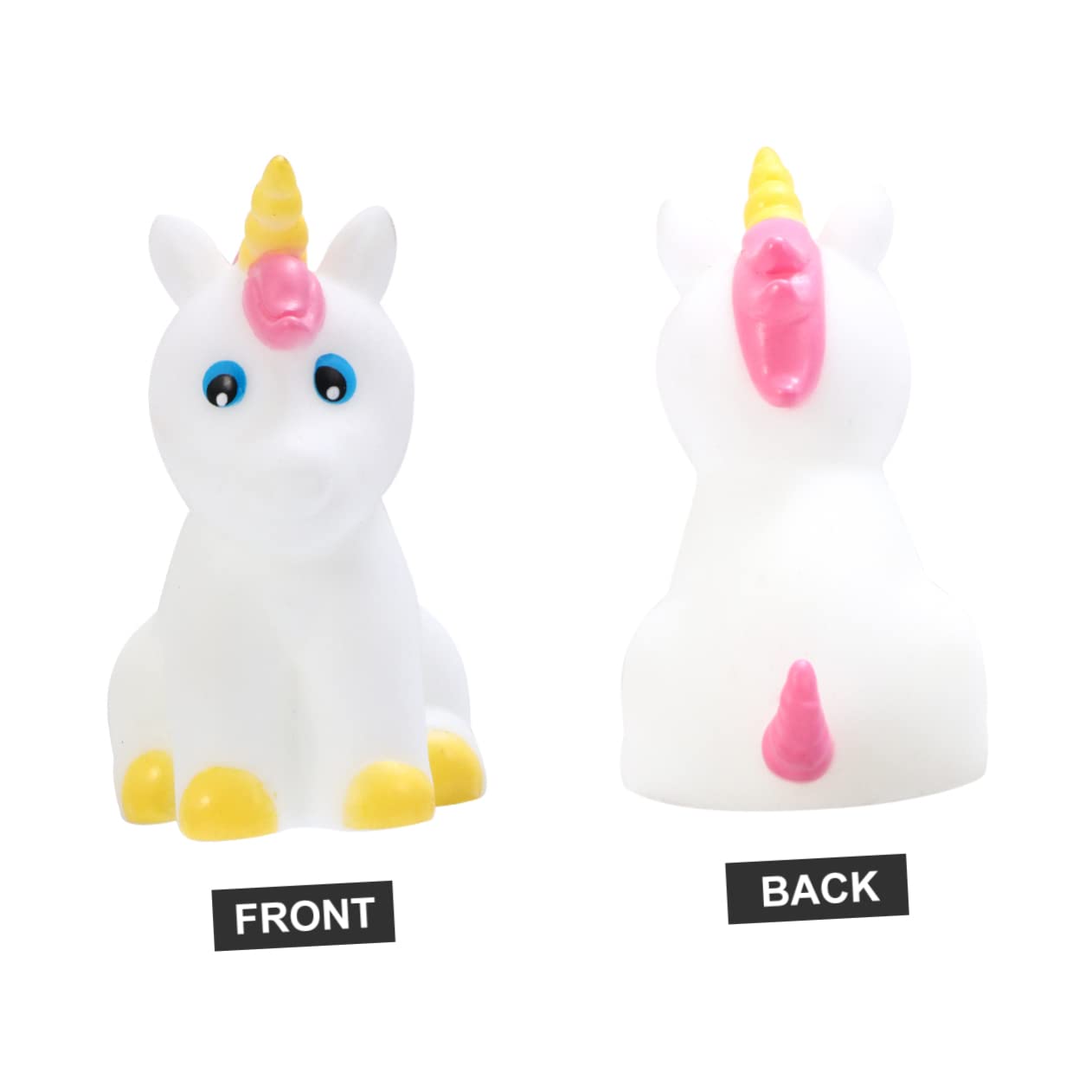 4 Sets Unicorn Bath Toys for Kids - Floating Shower Spray Toys, PVC Water Play Set for Bathtub Fun - Perfect for Toddler Bath Time & Sensory Play