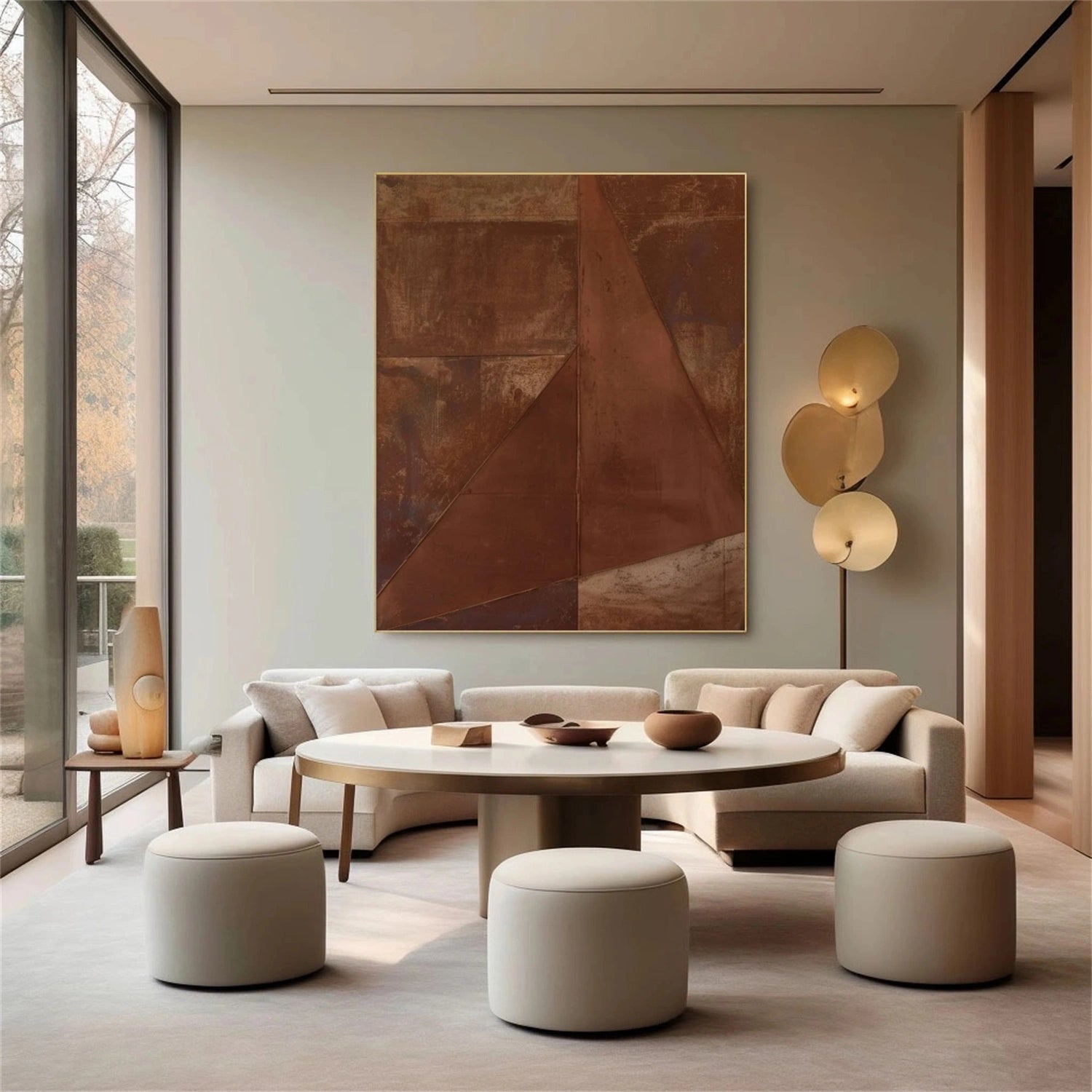 Abstract Tranquility Art Painting #WS276 - Modern Wall Decor for Living Room, Bedroom & Office - Calming Abstract Artwork for Home & Workspace