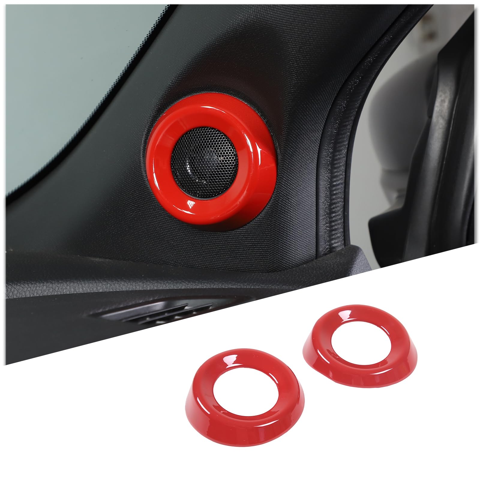 ABS Car A Pillar Speaker Trim Cover Compatible with Honda Pilot 2015-2022 - Interior Door Audio Speaker Cover Accessories for Enhanced Sound & Style - Perfect for Car Audio Upgrades & Customization