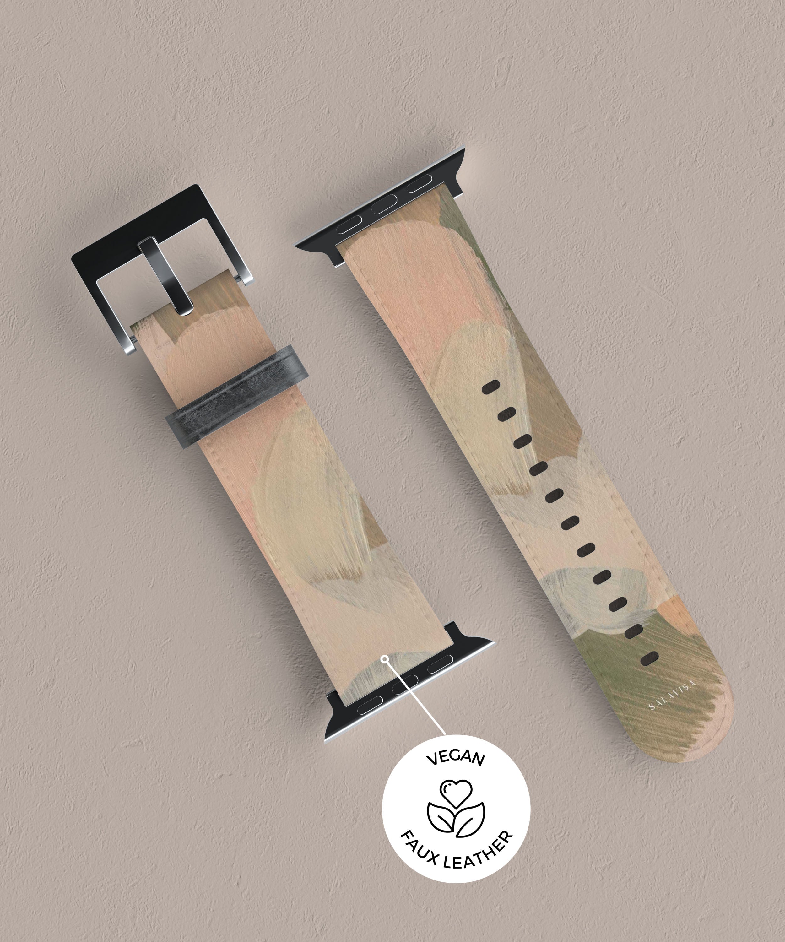 Lush Escape Apple Watch Band - Soft Silicone Replacement Strap for Apple Watch Series 9/8/7/6/SE - Comfortable & Durable Sport Band for Women & Men - Perfect for Workouts, Running & Everyday Wear