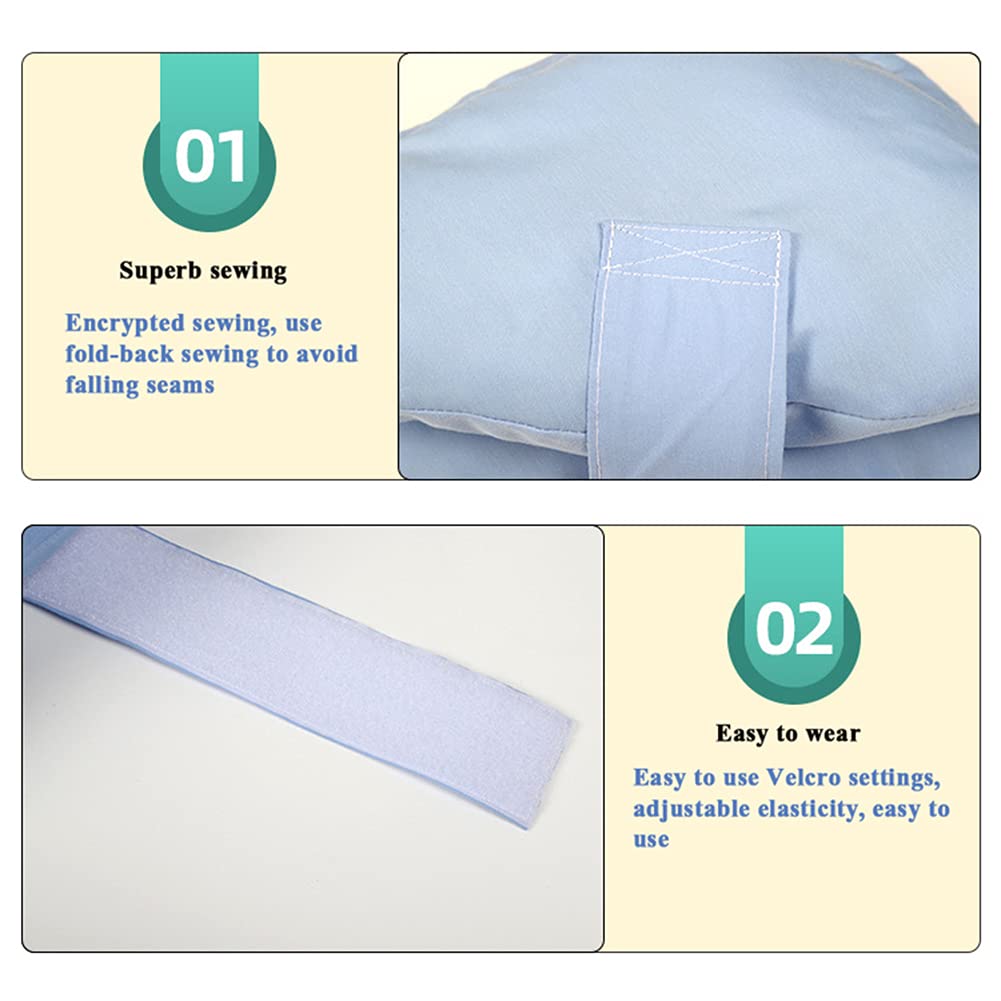 Heel Support Pillows for Ankle & Foot Comfort - Anti-Droop Heel Cushion Protector Pads for Bedsore Prevention | Ideal for Sleeping, Sitting & Post-Surgery Recovery