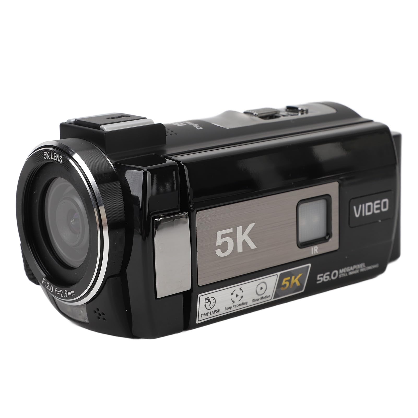 **ASHATA 5K Video Camera Camcorder - 56MP HD WiFi Vlogging Camera with 3.0