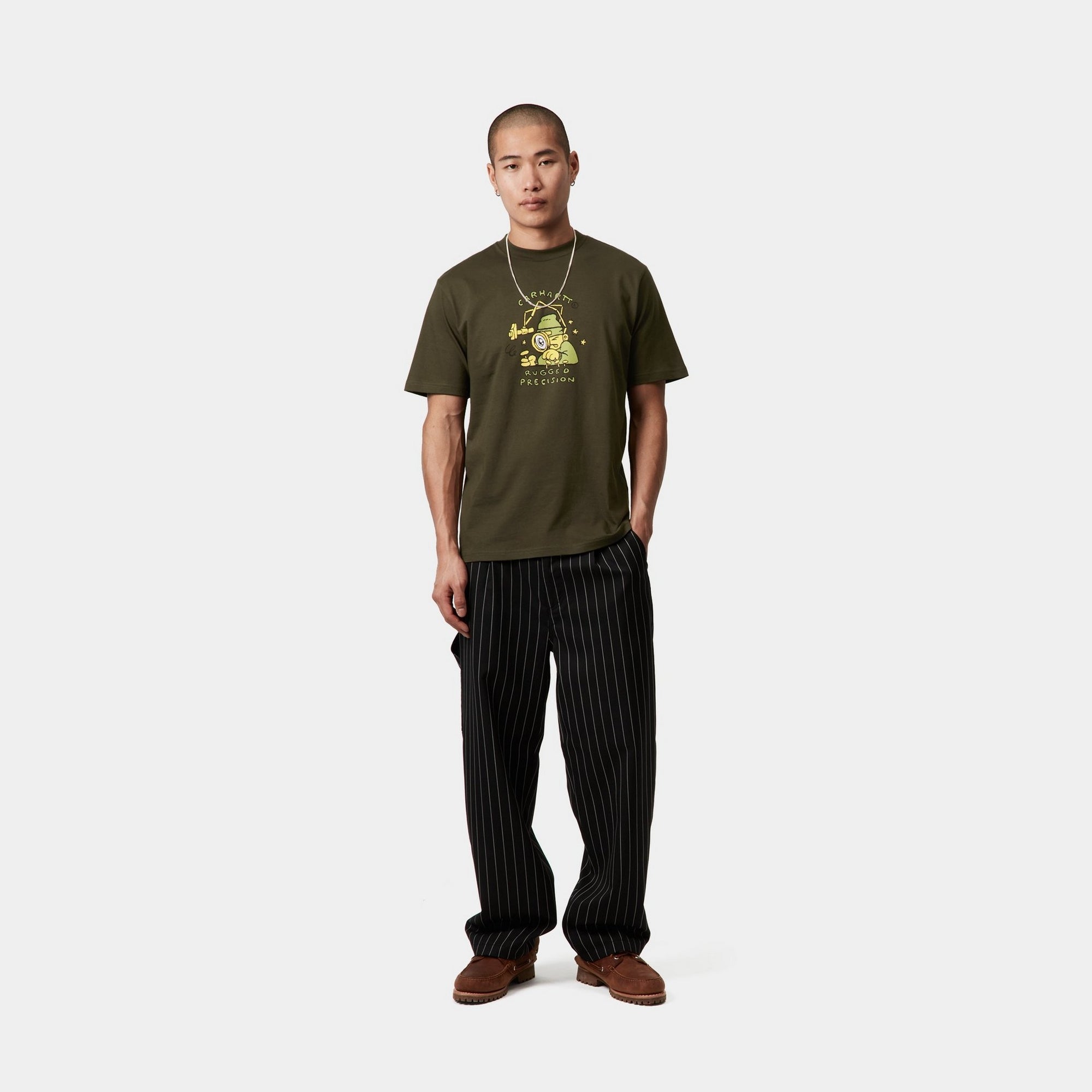 Precision Work T-Shirt for Men | Comfortable & Durable Cotton Work Shirt | Perfect for Construction, Landscaping & Outdoor Labor | Turtle Design