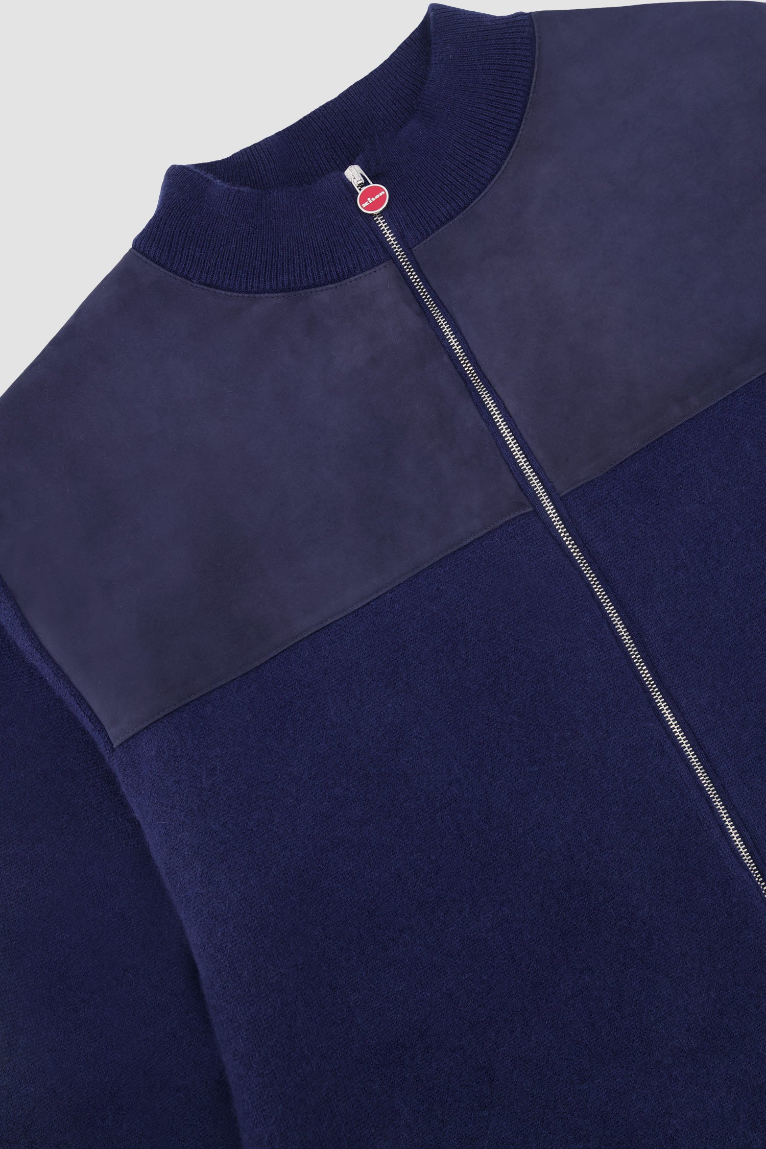 Premium Kiton Navy Blue Cashmere Cardigan for Men - Soft & Warm Winter Sweater - Perfect for Office, Travel & Casual Wear