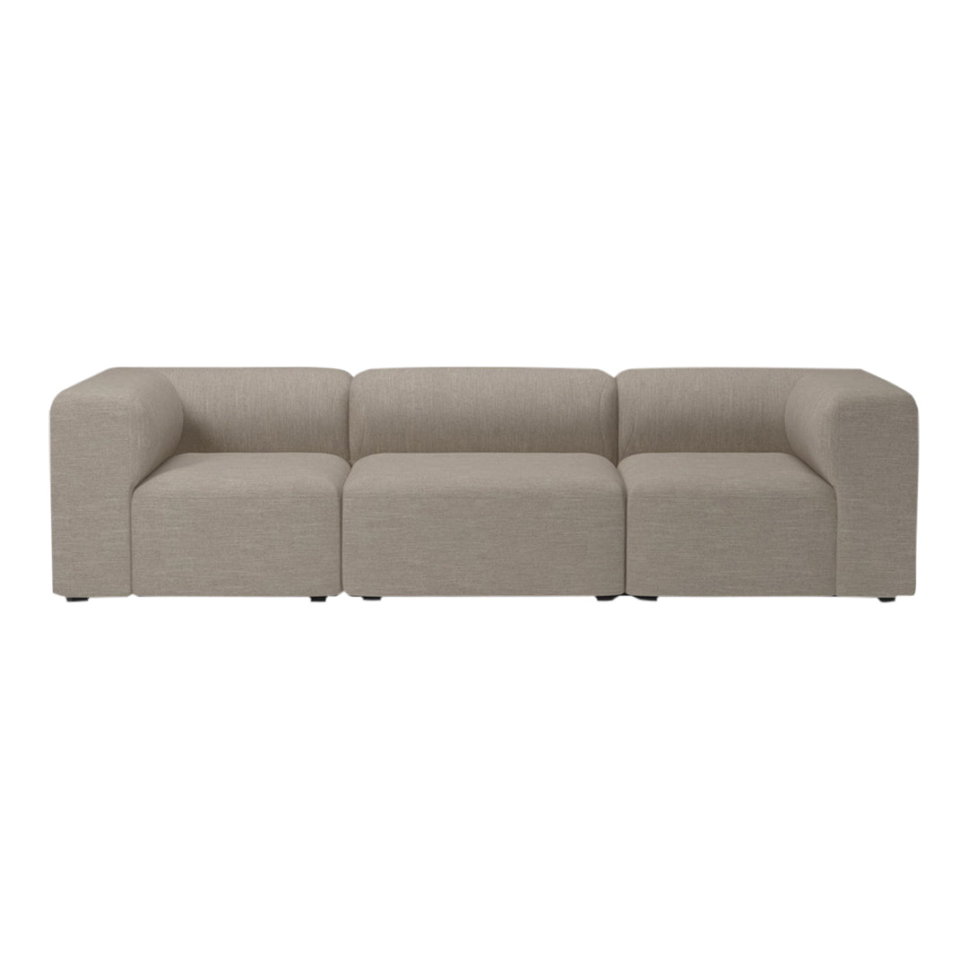 Modern Angle 3-Seater Sofa - Comfortable L-Shaped Sectional Couch for Living Room, Lounge & Small Spaces - Perfect for Apartments, Dorms and Cozy Home Decor