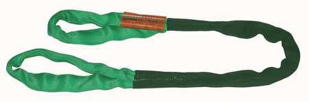 Heavy Duty Round Sling with Eye & Eye - 10 ft Length, 5300 lb Capacity - Perfect for Lifting, Rigging, and Construction Applications