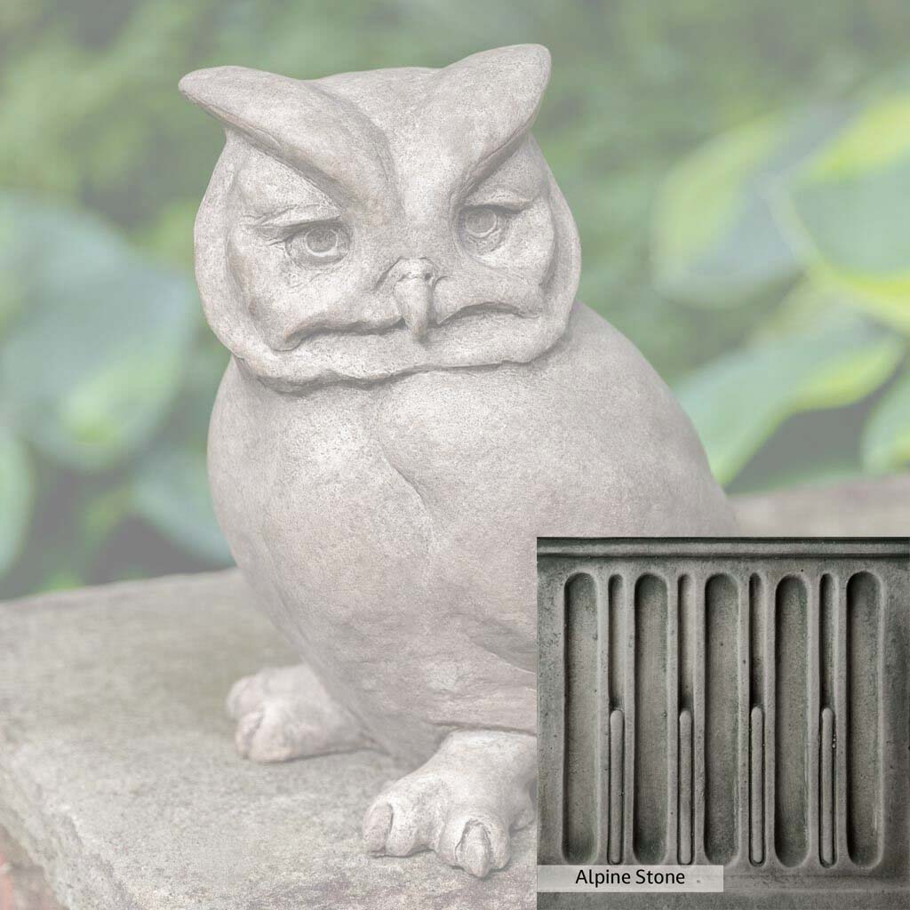 Campania International Hoot Owl Garden Statue - Outdoor Decor for Patio, Lawn & Garden Decorations