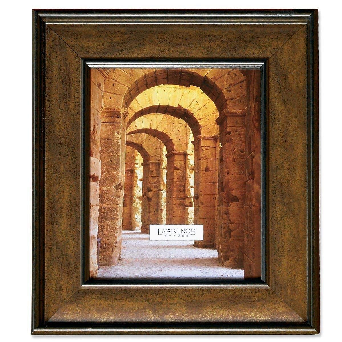 Lawrence Frames 4x6 Inch Wide Bronze Dome Picture Frame - Elegant Photo Display for Home Decor, Office, or Gift Giving