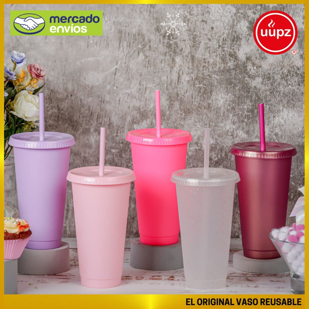 Reusable Plastic Cups with Lids and Straws - 10/20/30/50/60/90 Pack, 24oz Insulated Coffee Tumblers for Hot & Cold Drinks - BPA-Free, Durable for Home, Office, Travel, and Outdoor Activities