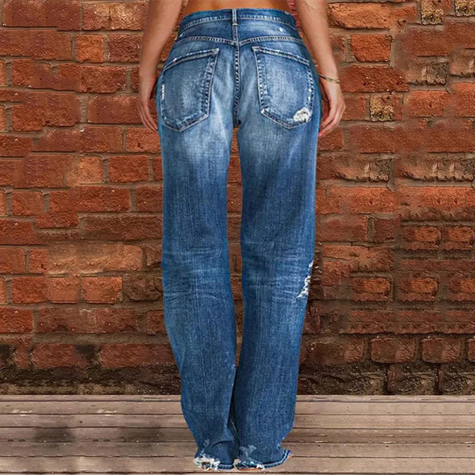 Women's Slimming Jeggings - Mid Rise Casual Denim Jeans with Lace & Pocket Details | Perfect for Everyday Wear, Office & Date Nights