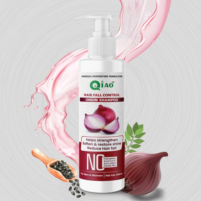 Sabtes Onion Shampoo for Hair Growth - Pack of 2 | Sulfate & Paraben Free Hair Cleanser for Strong, Shiny Hair | Reduces Hair Fall up to 100% | Promotes Hair Growth & Strengthening | Perfect for Daily Use at Home or Salon