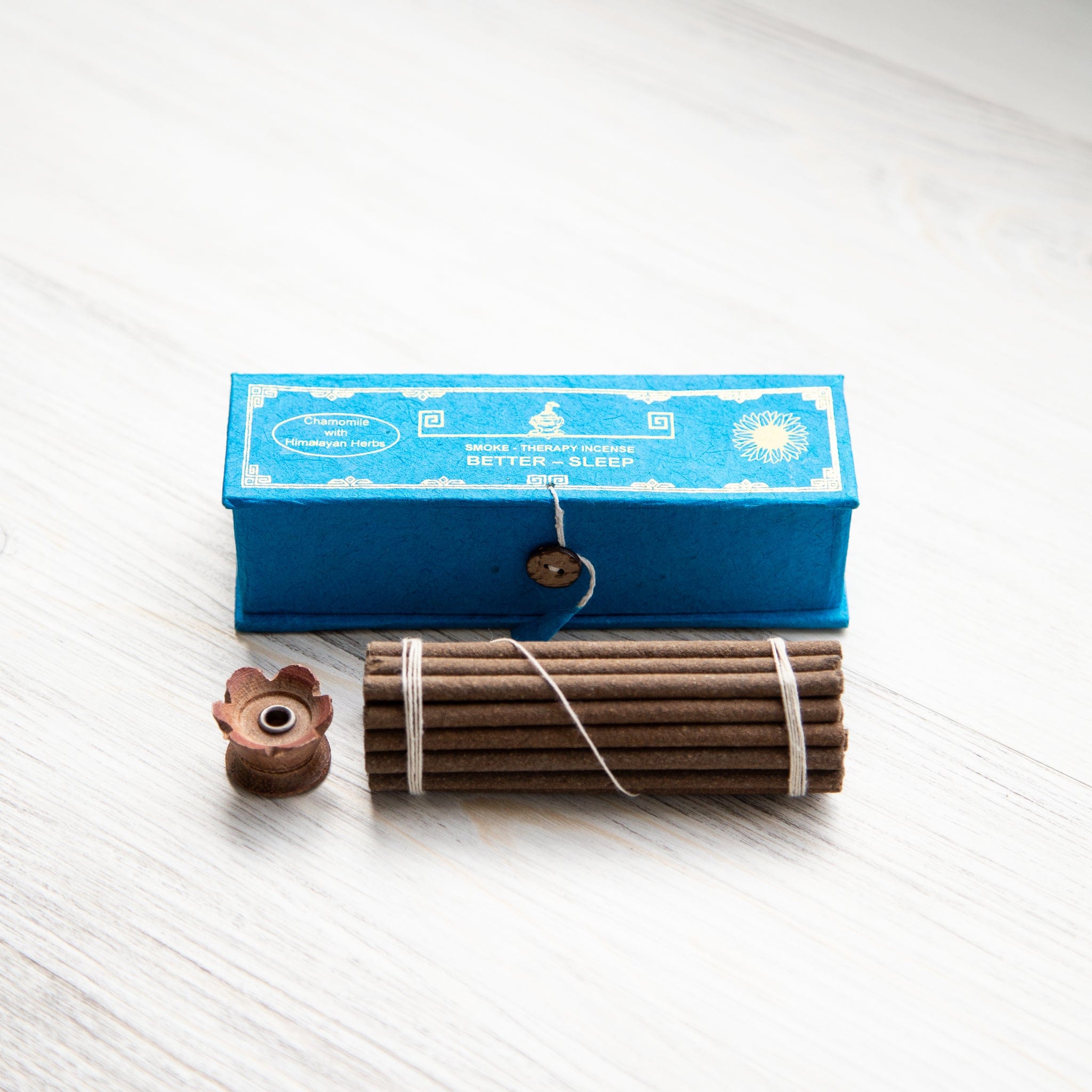 Organic Chamomile Incense Sticks for Better Sleep & Relaxation - Aromatherapy for Stress Relief & Meditation at Home