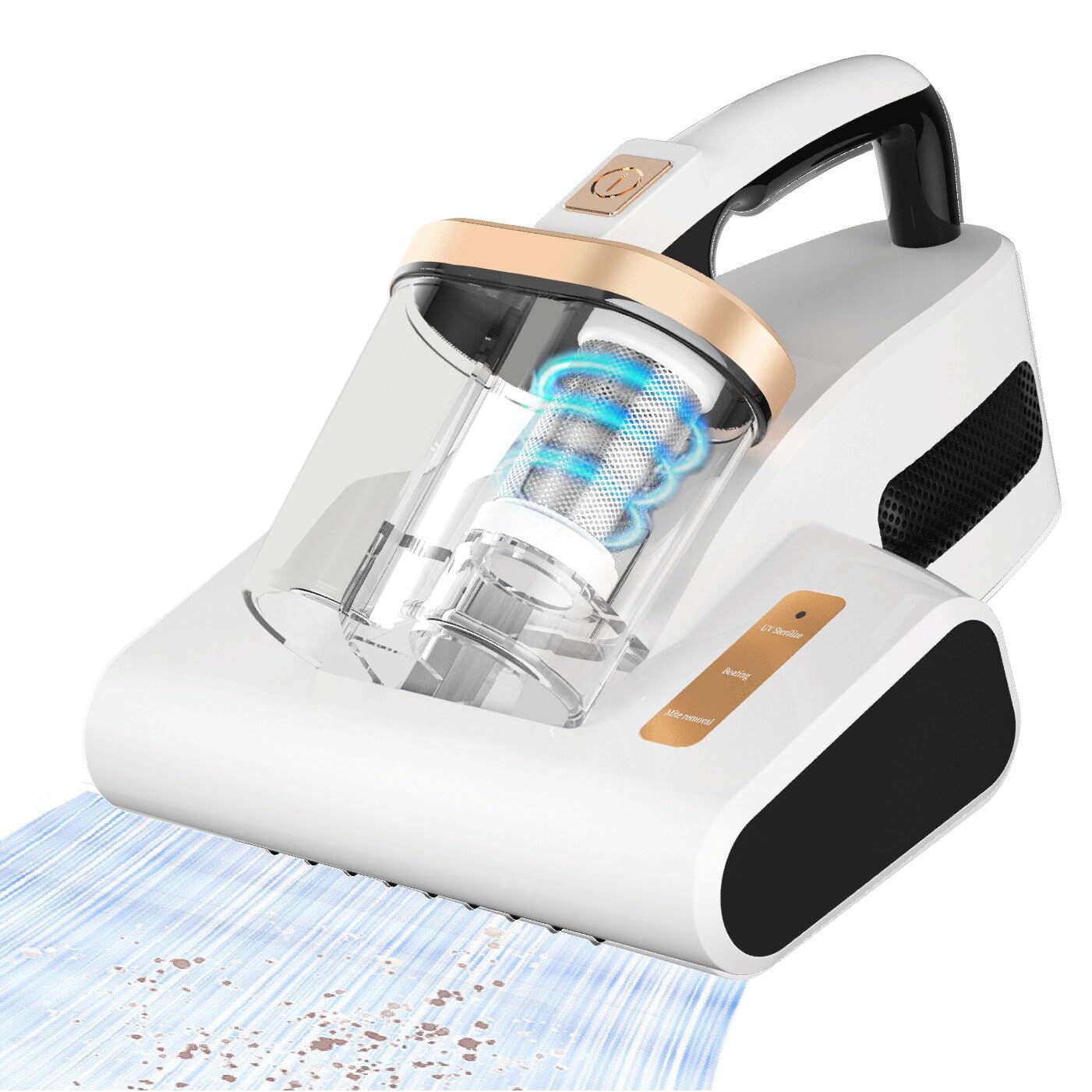 Bigtiger 20Kpa Cordless Handheld Vacuum Cleaner for Mattress, Bed, Sofa - Powerful Deep Cleaning for Dust Mites, Pet Hair & Allergens | Perfect for Home, Dorm & Car Use