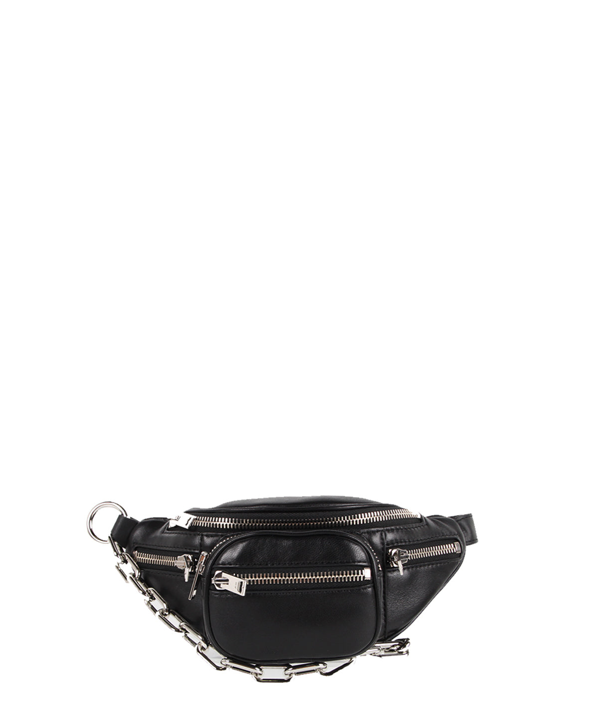 Attica Mini Belt Bag for Women - Stylish Black Waist Pack Fanny Pack for Running, Travel & Everyday Use