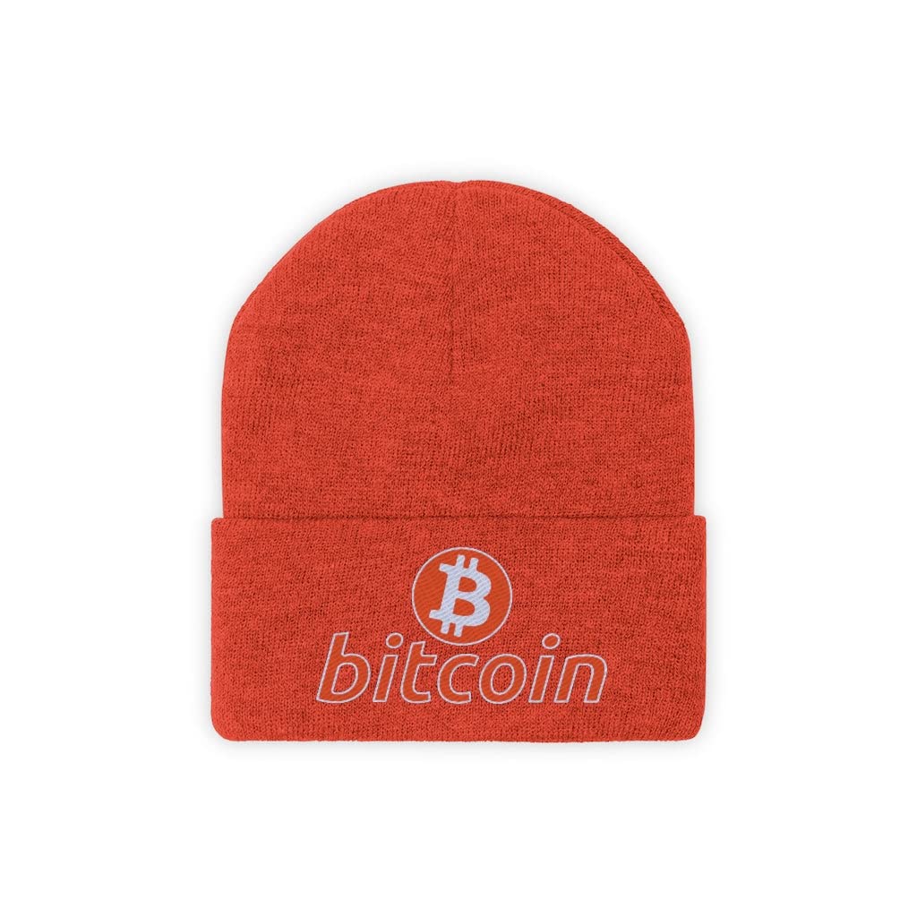 Fire Fit Designs Bitcoin Winter Hats for Men & Women - Cryptocurrency Beanie for Cold Weather - Perfect for Crypto Enthusiasts, Outdoor Activities & Winter Sports