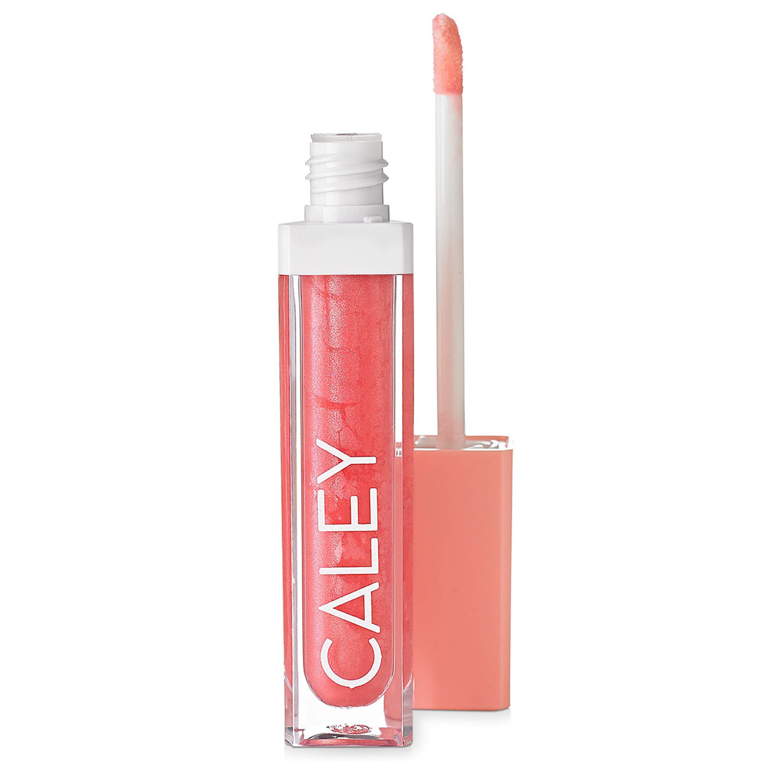 Caley Cosmetics Probiotic Lip Oil Gloss - Hydrating & Nourishing Lip Treatment with Natural Oils, Island Blossom Scent | Perfect for Daily Moisture & Nighttime Lip Care