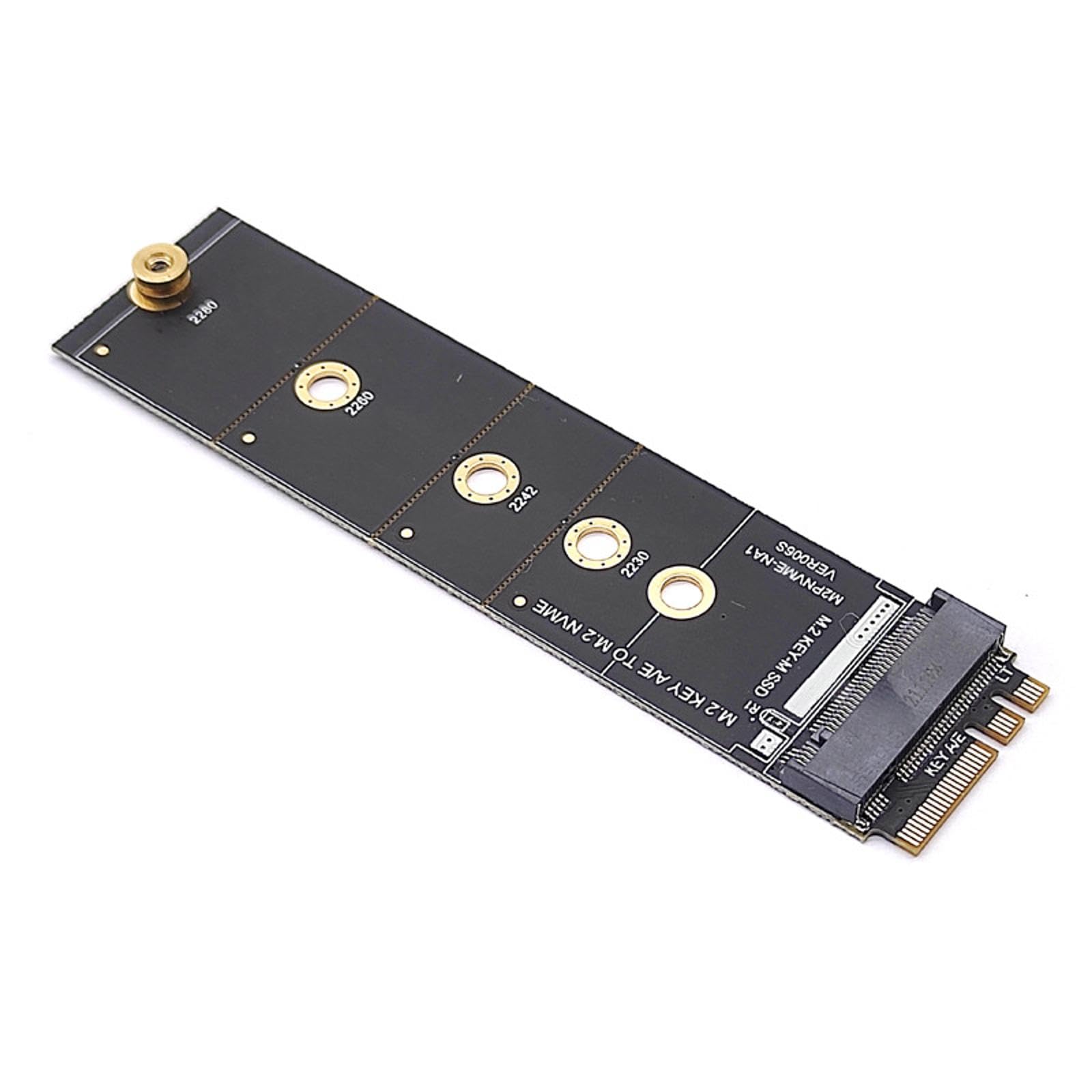 Wireless M.2 A/E Key to M.2 M Key WiFi Bluetooth Adapter - NVMe PCIe SSD Converter for 2280 M.2 Slots - Upgrade Laptop/Desktop Connectivity for Gaming & Streaming