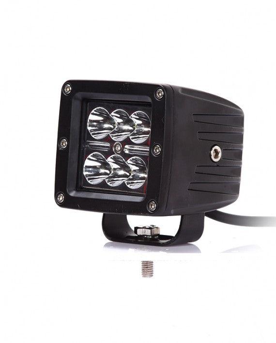 3 Square CREE LED Spot Light - High Brightness Outdoor Landscape Lighting for Garden, Pathway, and Patio Illumination