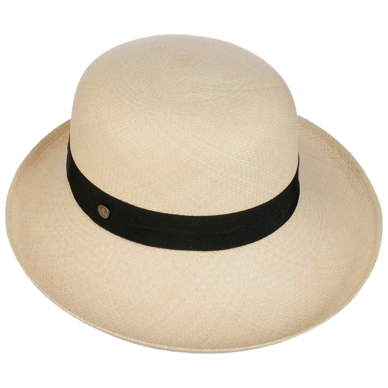 Lierys Pasadena Panama Hat with Upward Brim - Lightweight Summer Sun Hat for Women, Beach Vacation, Outdoor Activities & Fashion Accessories