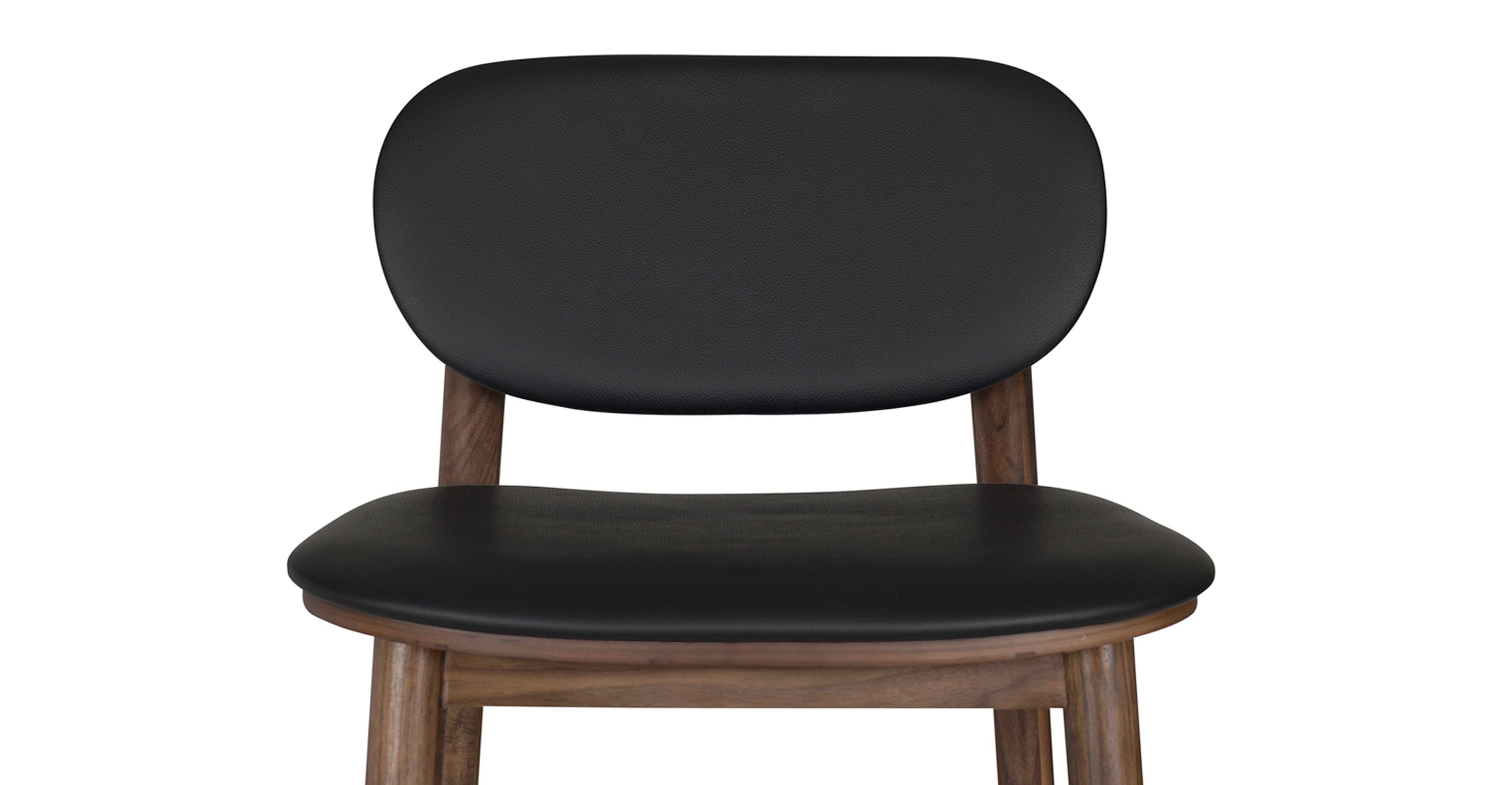 Bonato Leather Counter Stool - Modern Bar Stool with Cushioned Seat, Adjustable Height for Kitchen Island, Breakfast Bar & Home Decor