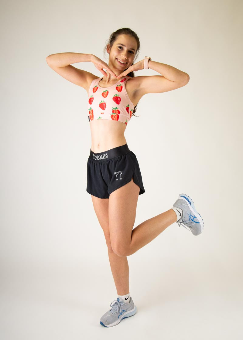 Strawberry Szn OG Sports Bra - High Support Workout Top for Running, Yoga & Gym - Breathable Comfort for Women's Activewear