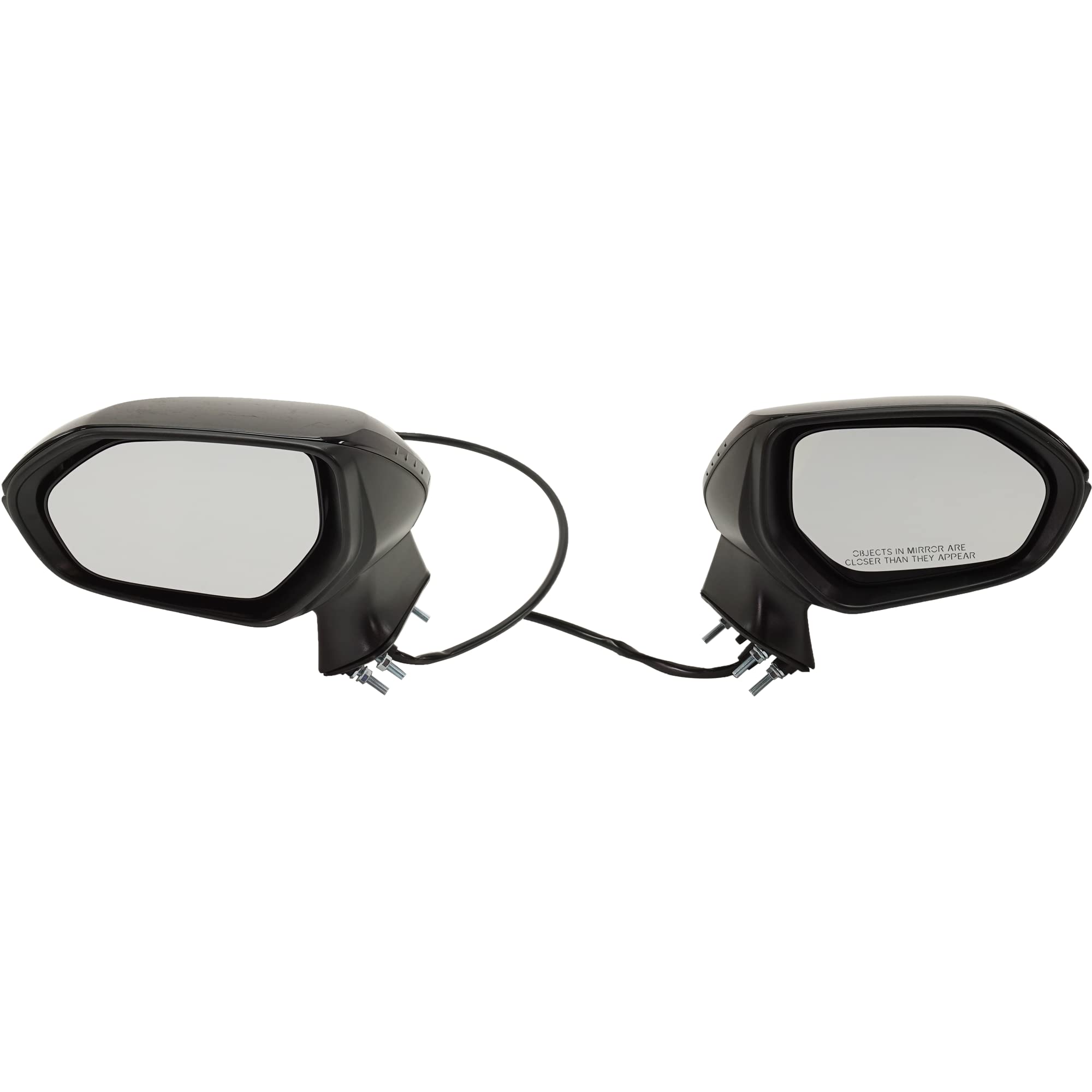 Power Heated Side Mirrors for Toyota Corolla 2020-2022 - Driver & Passenger Side, Paintable Replacement Without Blind Spot Monitor - Japan Built - Enhanced Visibility in Rain & Winter Driving