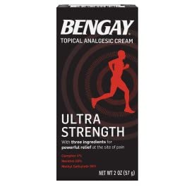 Ultra Strength Bengay Pain Relief Cream - Topical Analgesic for Arthritis, Muscle, Joint & Back Pain - 2 oz (4 Pack) - Fast Acting Pain Relief for Athletes, Seniors & Active Lifestyles