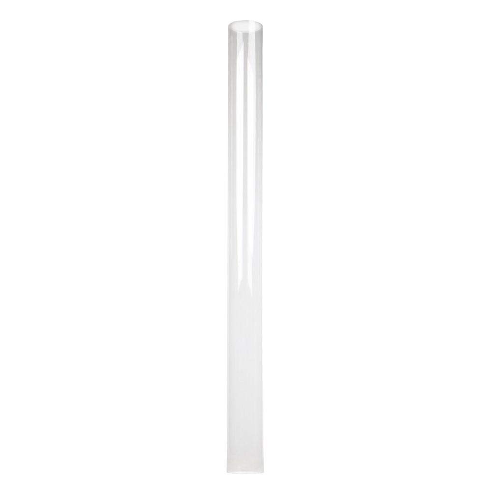 Fire Sense Pyramid Flame Heater Replacement Glass Flame Tube with Rubber Ring - Compatible with Models 61983, 60523 & 62263 - Perfect for Outdoor Patio Heating and Backyard Gatherings