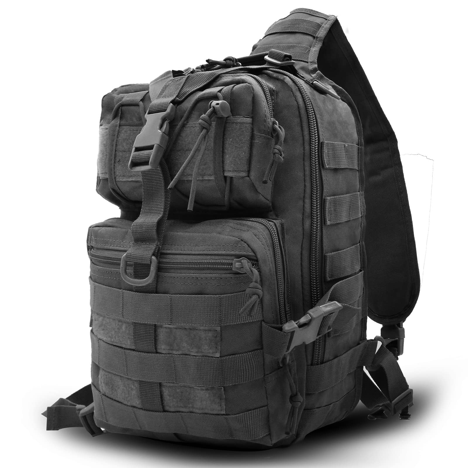 TONGJM Tactical Sling Bag - Military Shoulder Chest Pack, Water-Resistant Crossbody Bag for Outdoor Hiking, Travel & EDC