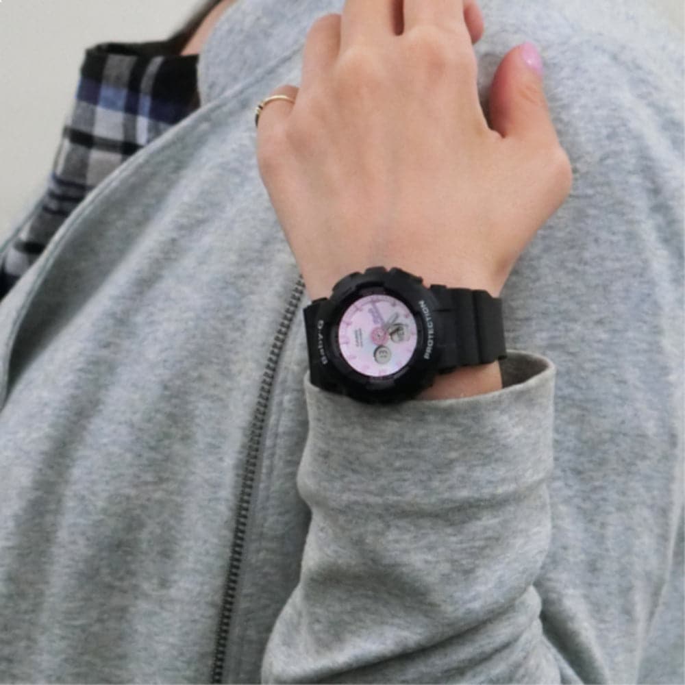 CASIO BABY-G BA-120T-1ADR Women's Digital Sport Watch with Shock Resistance & LED Light - Perfect for Running, Hiking, and Outdoor Activities