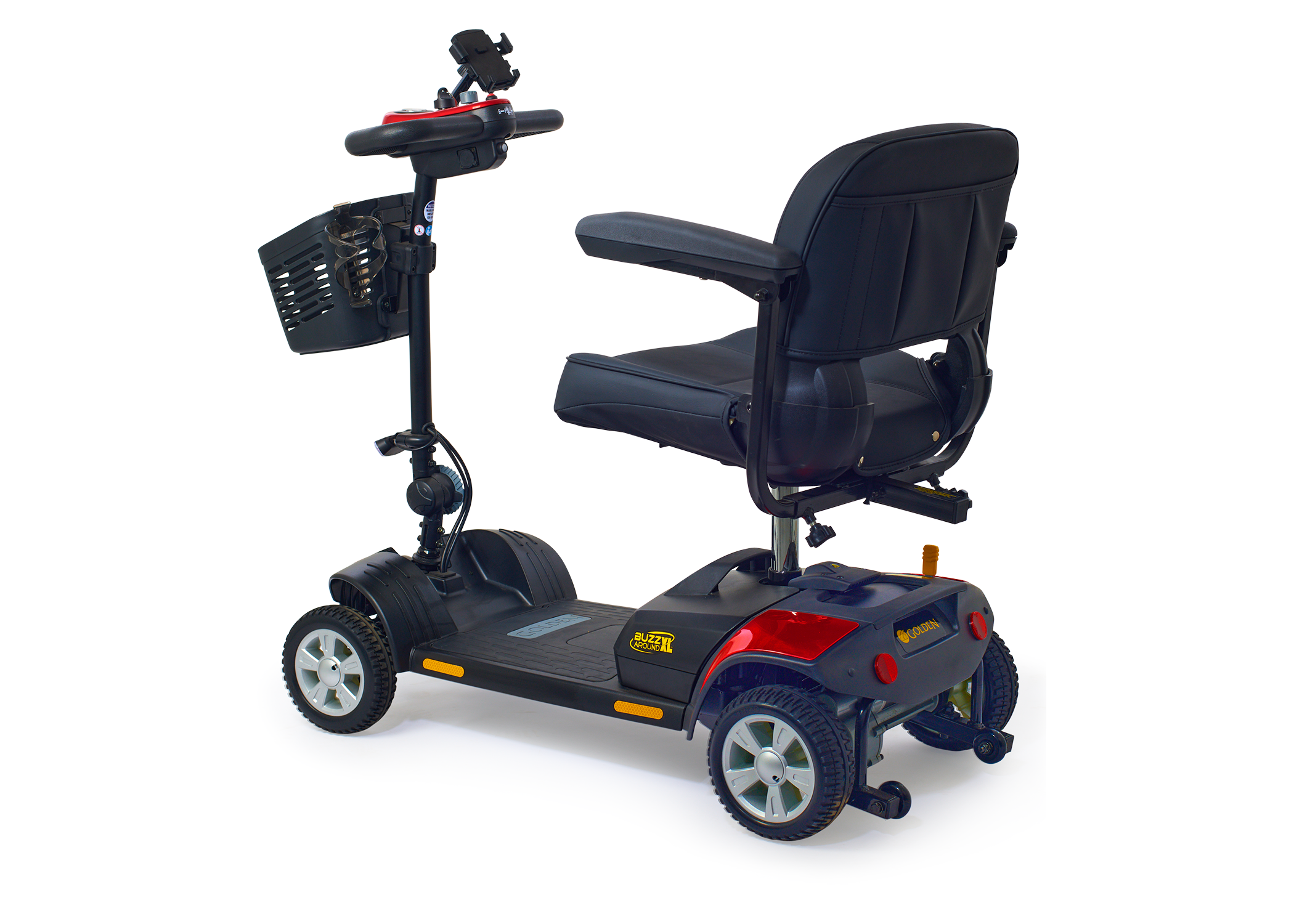 Golden Technologies BuzzAround XL 4 Wheel Mobility Scooter - Lightweight & Portable Electric Scooter for Adults & Seniors - Perfect for Shopping, Travel & Outdoor Activities