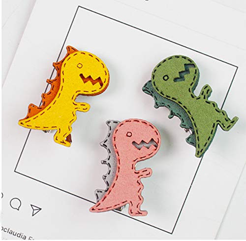 CRIZAN Dinosaur Hair Clips for Girls - 3PCS Cute Duck Bill Hair Accessories for Toddlers & Kids - Perfect for School, Parties & Daily Wear