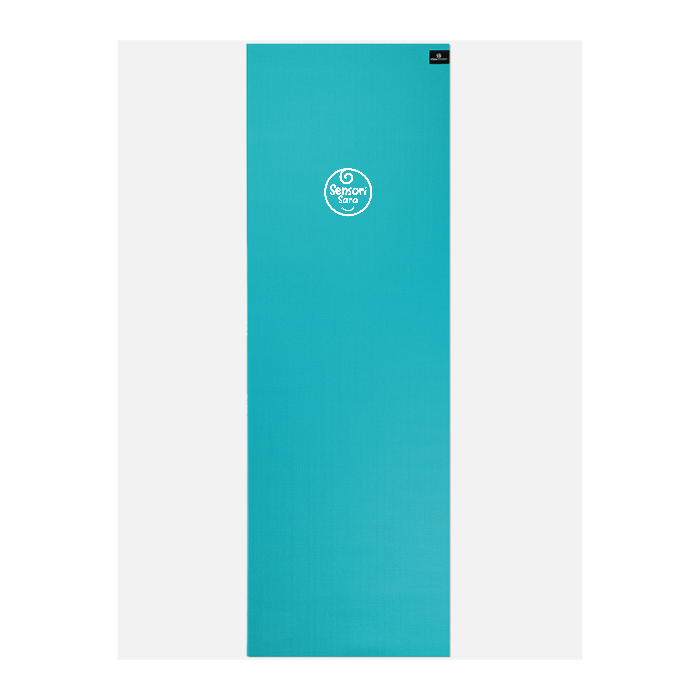 Custom Yoga Mat 6mm Thick with Personalized Design - Non-Slip Eco-Friendly Turquoise Mat for Home Workouts, Yoga Studio & Meditation Practice
