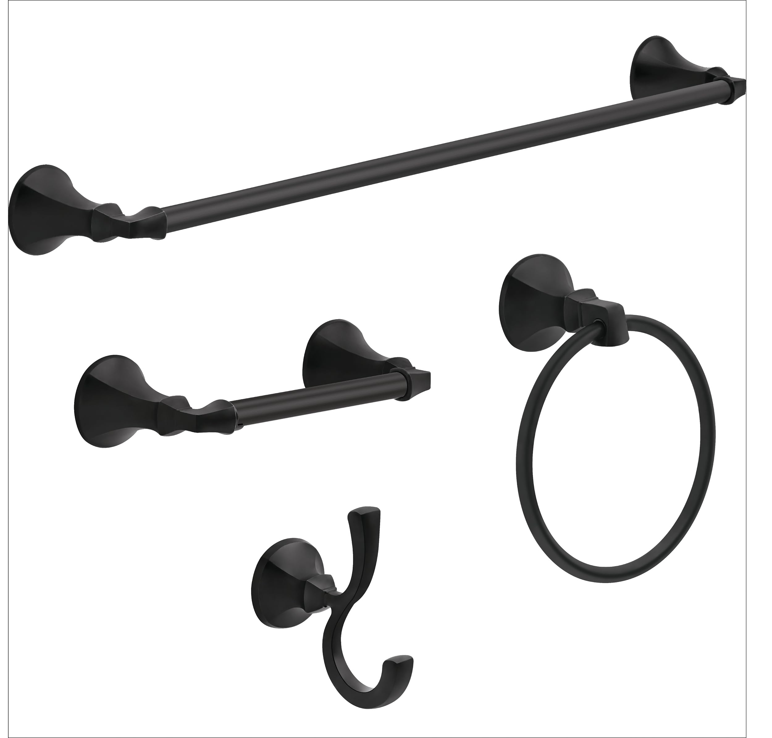 Delta Ashlyn 4-Piece Bathroom Hardware Set - 24