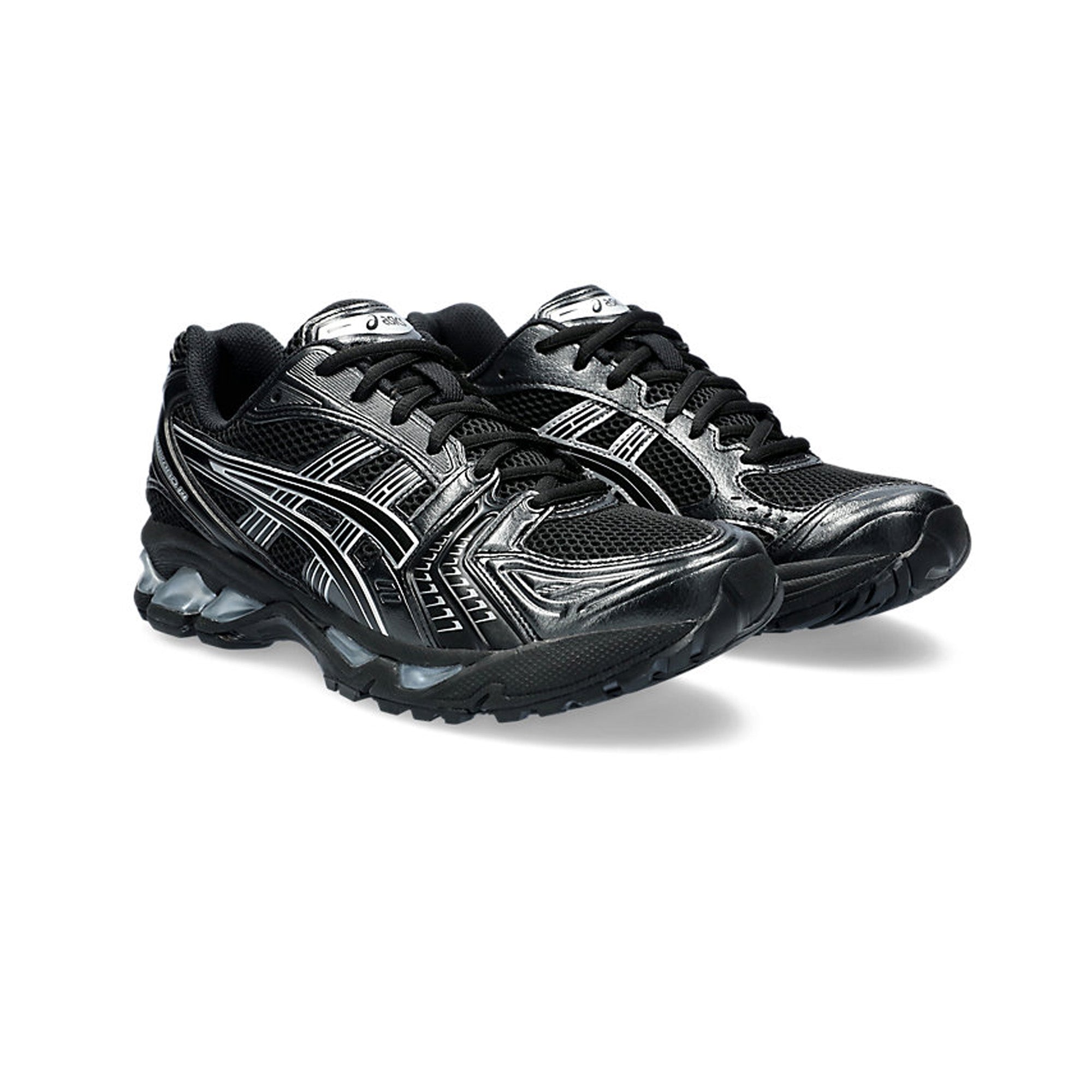 ASICS Gel Kayano 14 Running Shoes for Men - Black Pure Silver (2024) | Lightweight Cushioned Sneakers for Long Distance Running & Gym Workouts