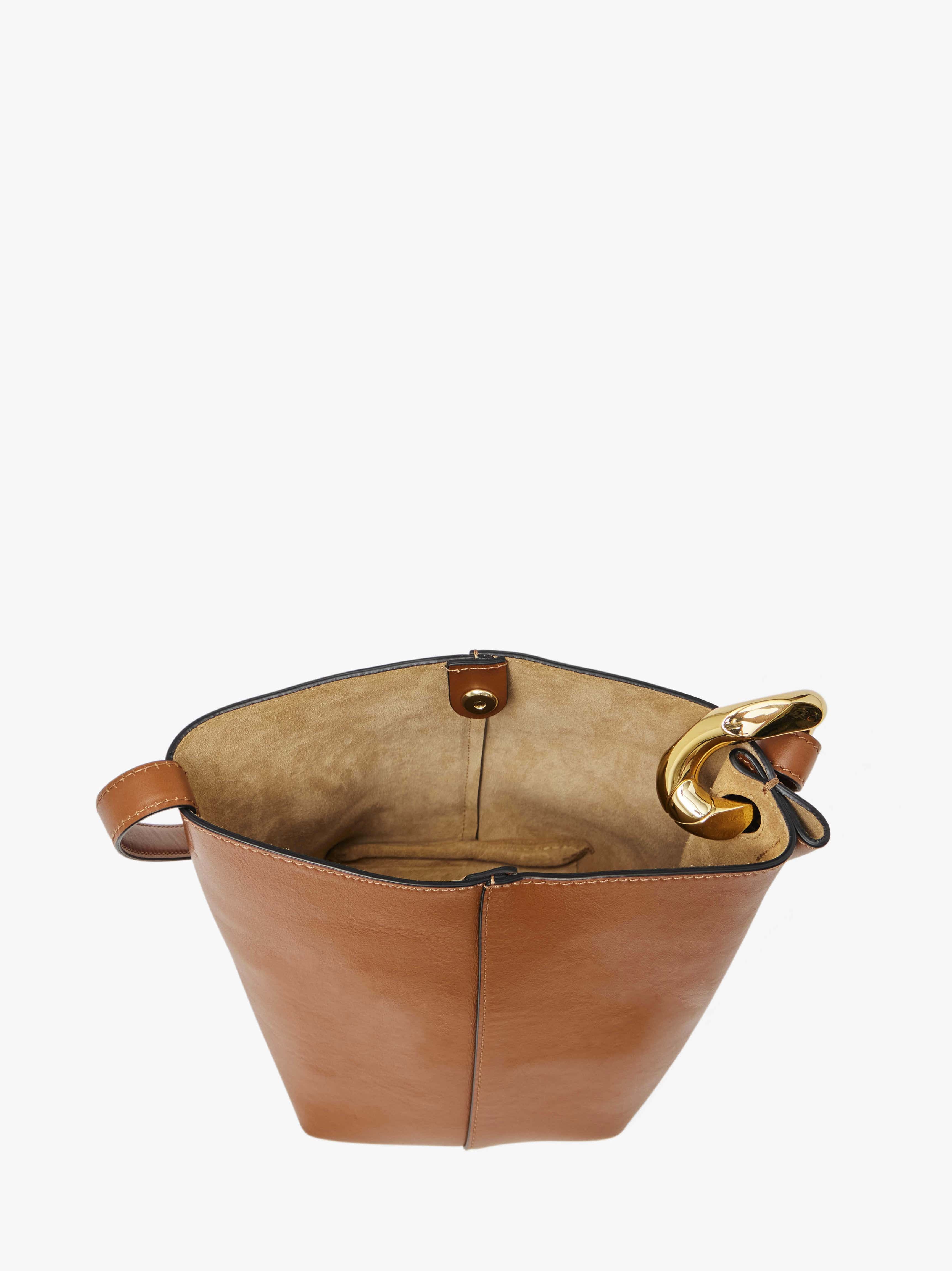 SMALL JWA CORNER BUCKET - Premium Leather Bucket Bag for Women | Fashion Crossbody Purse for Daily Use, Travel & Work
