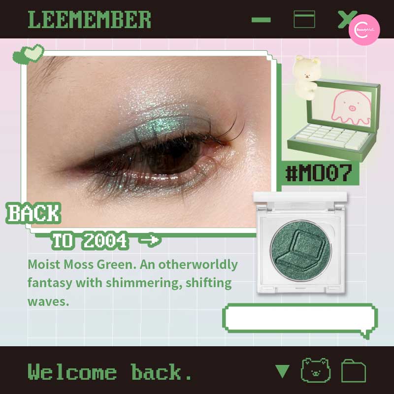 LEEMEMBER Dreamcore Bear Single Eyeshadow - Highly Pigmented, Long Lasting Eyeshadow for Stunning Eye Makeup - Perfect for Everyday Wear, Parties & Special Occasions