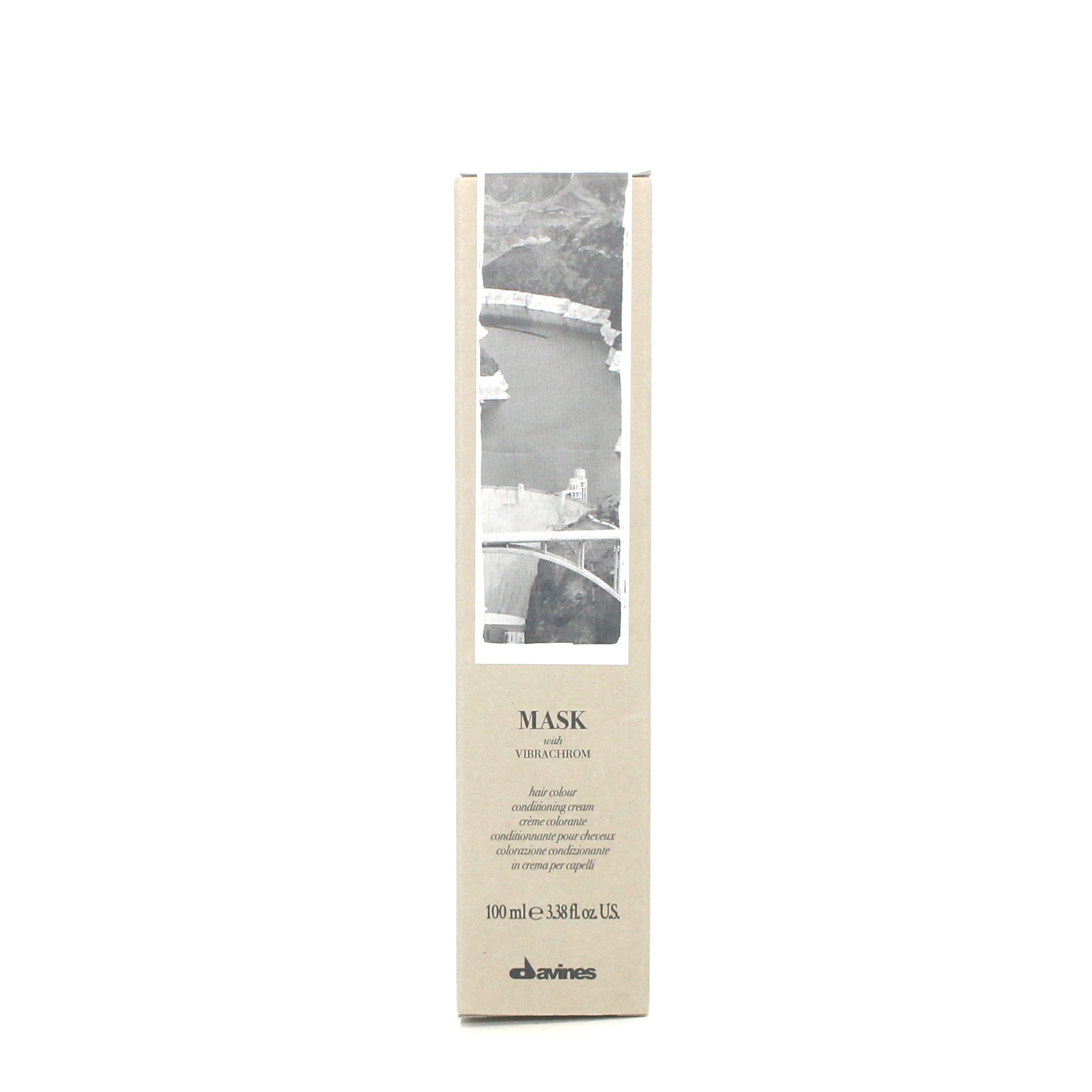 Davines Mask with Vibrachrom Hair Color Conditioning Cream 3.38 oz - Deep Conditioning Treatment for Colored Hair, Salon-Grade Hydration & Shine - Perfect for Post-Color Care & Damaged Hair Repair