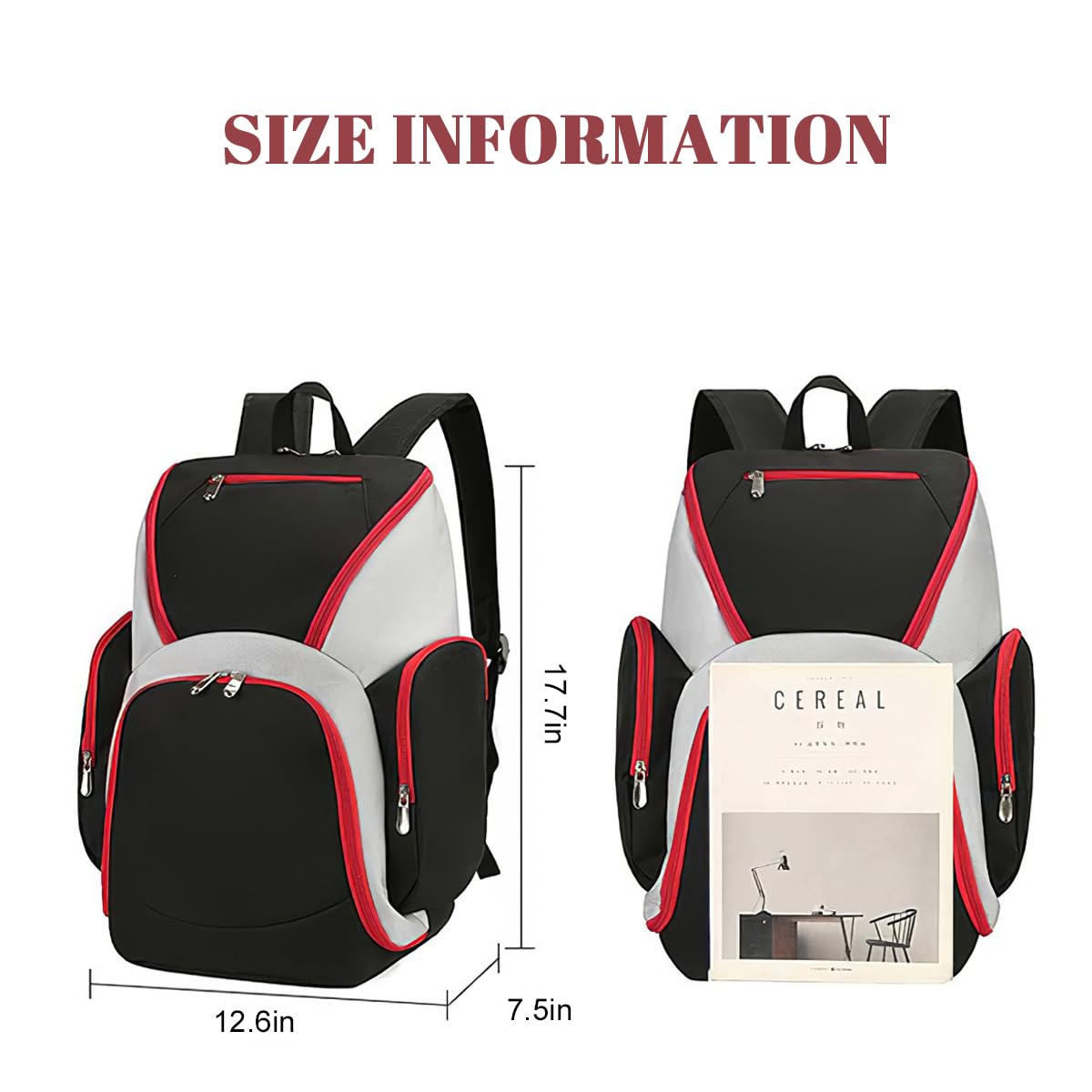 Custom Basketball Backpack for Boys - Gym & Travel Sports Bag