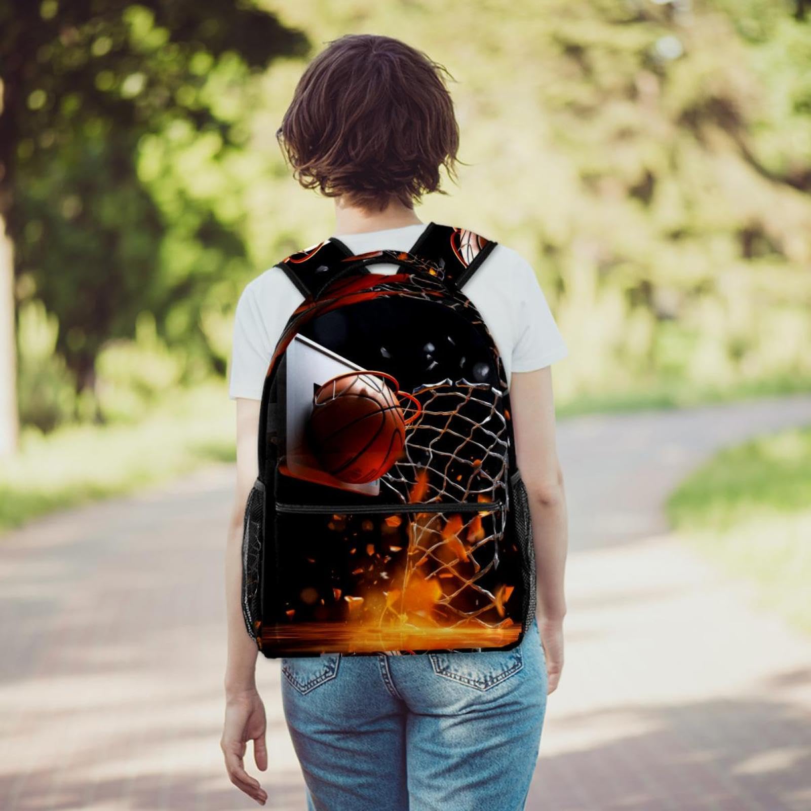 Lightweight Travel Backpack for Women & Men - Waterproof Sports Backpack for Basketball, Gym & Outdoor Activities | Perfect for Hiking, Work Commute & College Campus Use
